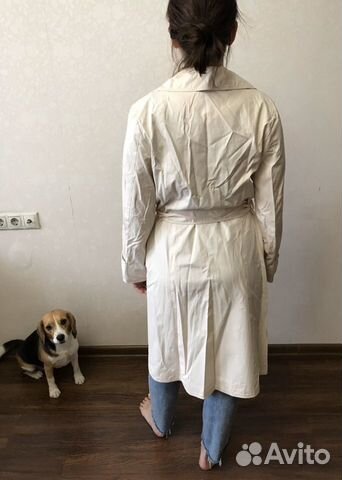 Бежевый тренч Бежевый тренч