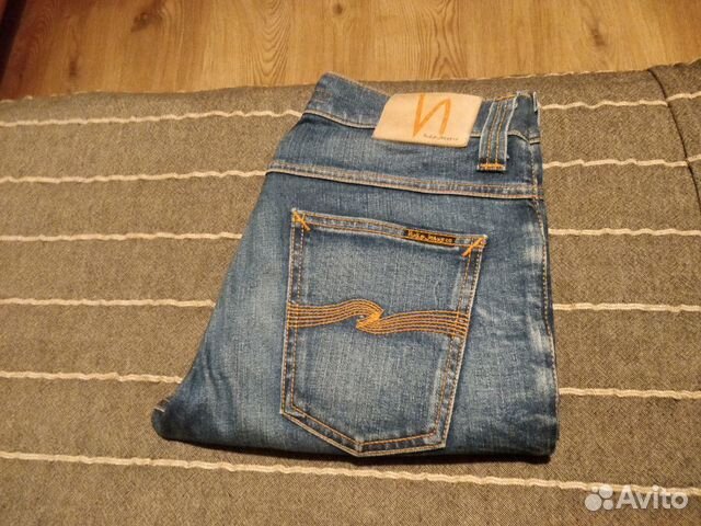 Джинсы Nudie Jeans Grim Tim Dark Used Denim