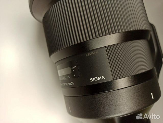 Sigma 105mm f/1.4 DG HSM Art Sony E витринный Sigma 105mm f/1.4 DG HSM Art Sony E витринный