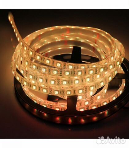 Светодиодная лента RGB-SMD5050 60LED-IP65-12V Светодиодная лента RGB-SMD5050 60LED-IP65-12V