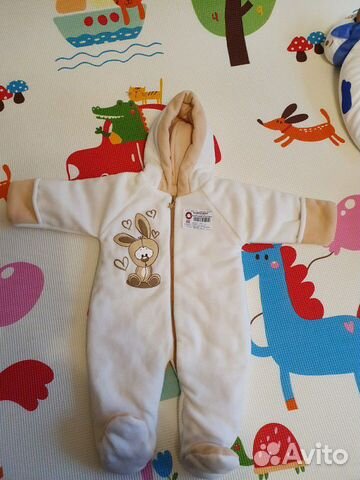 Новый тёплый флисовый комбинезон 74 см Новый тёплый флисовый комбинезон 74 см
