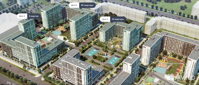 1-к квартира, 40 м², 5/12 эт.