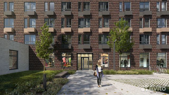 Студия, 23.4 м², 14/25 эт. Студия, 23.4 м², 14/25 эт.