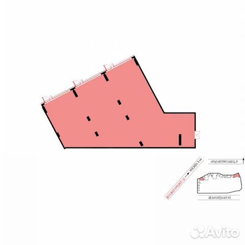 Сдам помещение свободного назначения, 245.5 м²
