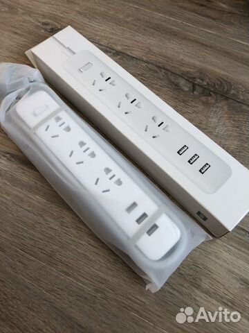 Удлинитель Xiaomi Mi Power Strip (3 розетки+3 USB)