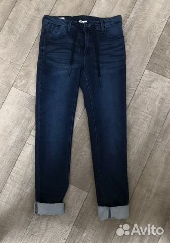 Брюки- джинсы sela (jogger fit medium waist) Брюки- джинсы sela (jogger fit medium waist)