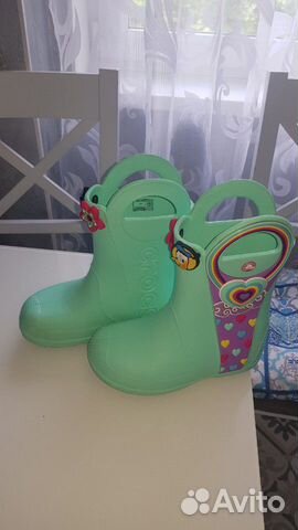 Сапоги резиновые детские crocs С13 (30-31)