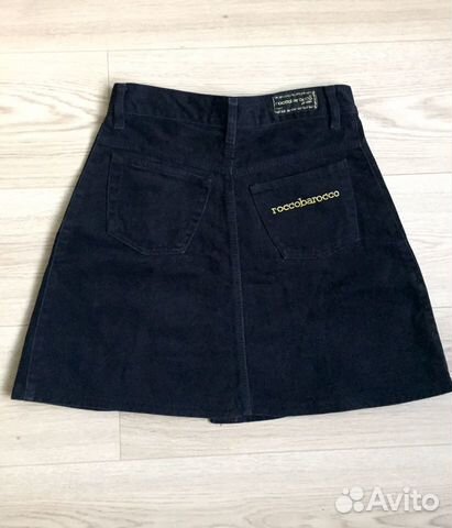 Итальянская джинсовая юбка Roccobarocco, 40-42