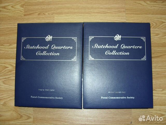 25 центов Штаты в буклетах и альбомах