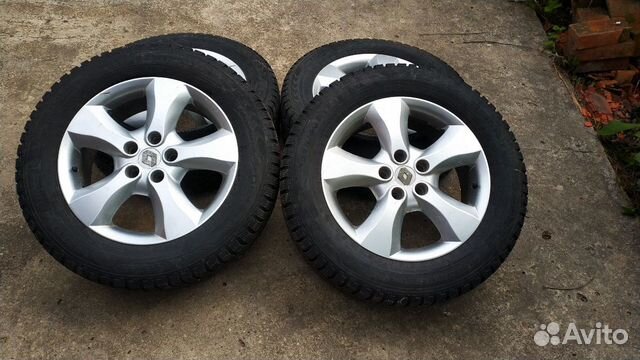Резина Nokian 225/60 r17 зима (шипы) на литых диск Резина Nokian 225/60 r17 зима (шипы) на литых диск