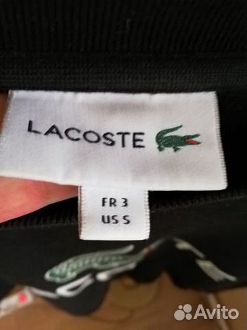 Черный свитшот Lacoste Черный свитшот Lacoste
