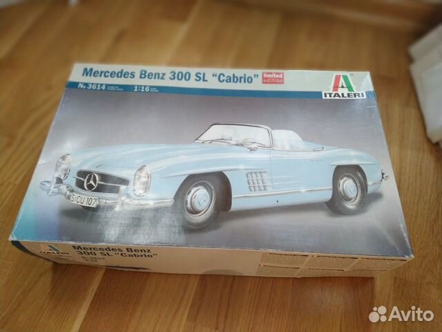 Mercedes benz 300 sl cabrio italeri 1/16