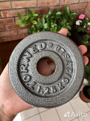 Набор гантелей torneo, 1.25/2.5/5кг Набор гантелей torneo, 1.25/2.5/5кг