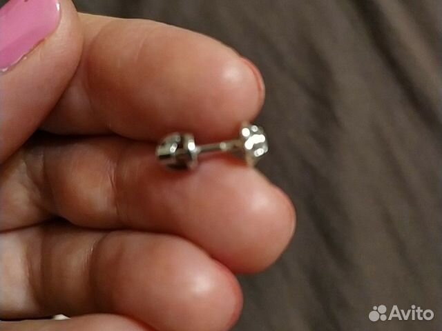 Золотые серьги с бриллиантами