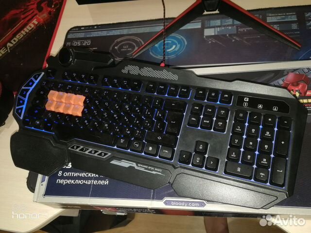 Игровая клавиатура A4Tech Bloody 318 Black USB Игровая клавиатура A4Tech Bloody 318 Black USB