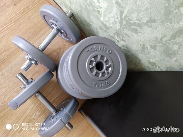 Гантели разборные тornео