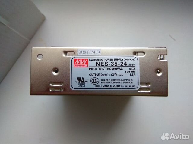 Блок питания meanwell NES-35-24