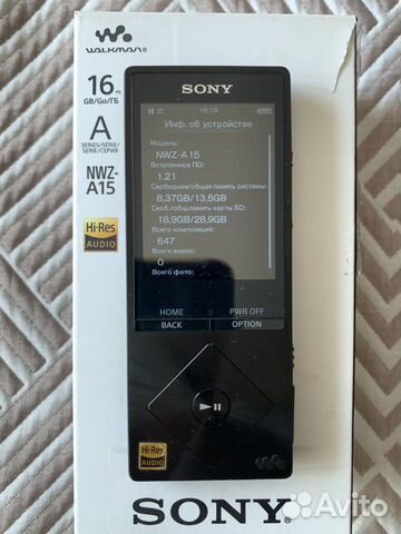 Плеер Sony NWZ-A15 и наушники sony XBA-A1 Плеер Sony NWZ-A15 и наушники sony XBA-A1