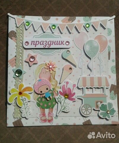 Открытка ручной работы