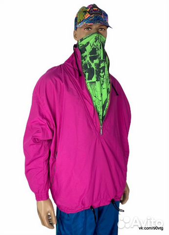 Винтажная демисезонная куртка-анорак Винтажная демисезонная куртка-анорак