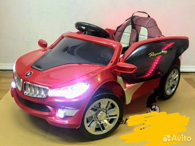 Детский электромобиль O002OO (бмв - BMW- красный) Детский электромобиль O002OO (бмв - BMW- красный)
