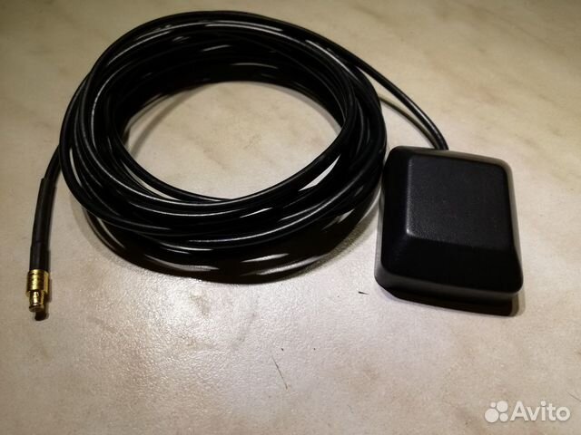 GPS антенна с магнитом, разъем MCX