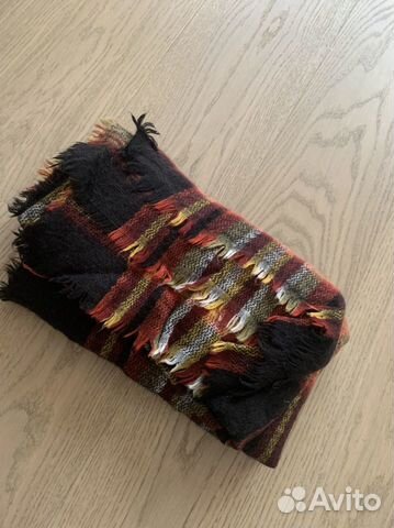 Широкий шарф из шерсти- Bershka