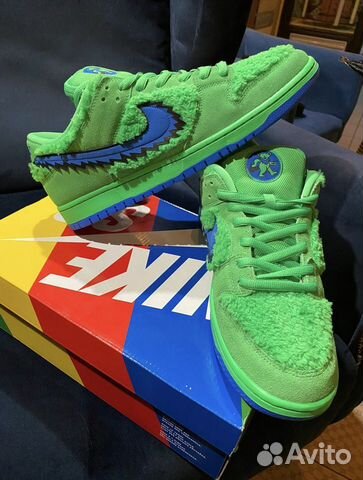 SB Dunk Low Grateful Dead Bears Green - Nike - Kikikickz | Kikikickz