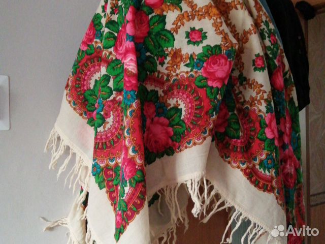 Платок Павлопосадский расписной