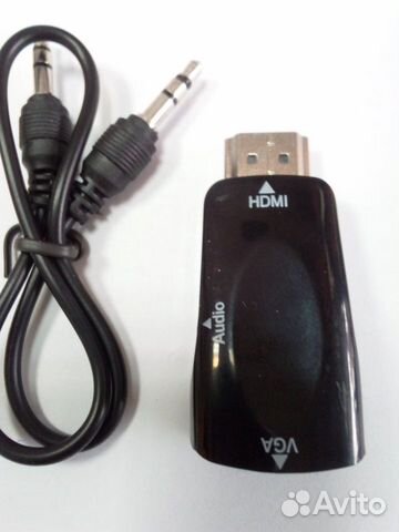 Адаптер hdmi-VGA с папа-Мама, HD 1080P аудио