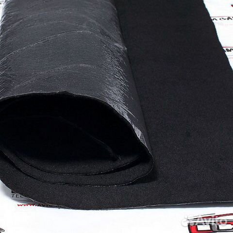 Карпет самоклеящийся чёрный 1,5 м х 1м