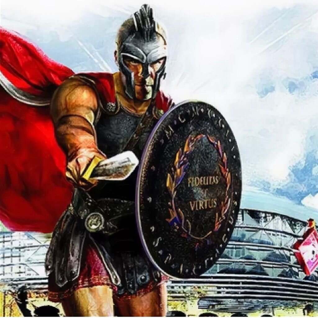 Щит Спартака гладиатора