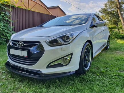 Передняя юбка на Hyundai i40 Дорестайлинг