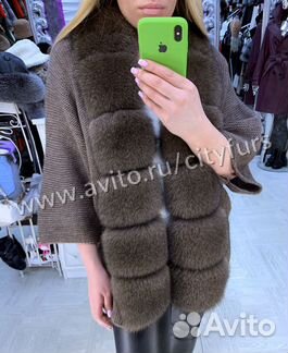 Кофта с мехом