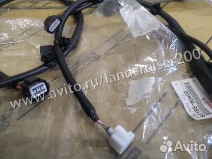 Проводка на задний бампер Land cruiser 200