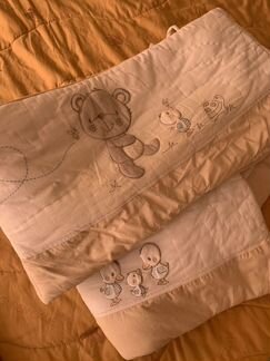 Бортики в кроватку mothercare