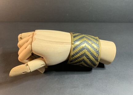 Браслет латунной соломки Винтаж