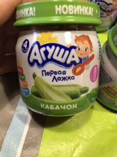 Пюре фруктовое и мясное с овощами