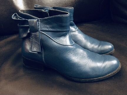 Ботинки кожаные, р.35