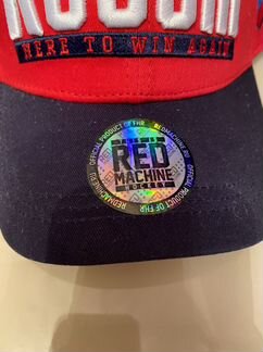 Бейсболка красная Red Machine