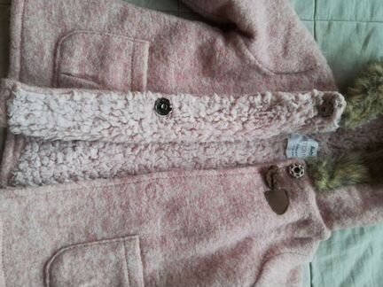 Пальто зимнее Зара для девочки/куртка Zara