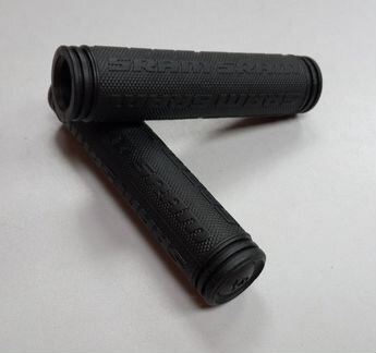 Грипсы Sram Racing 125мм / Заглушки в руль Чёрные