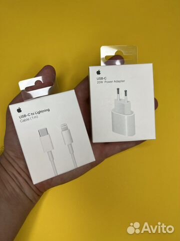 Адаптер питания и кабель apple 20w USB-C