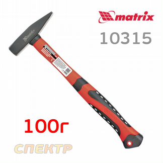 Молоток слесарный 100г matrix 10315 квадратный бое