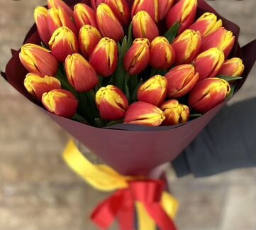 Тюльпаны к 14 февраля и 8 марта, любой букет