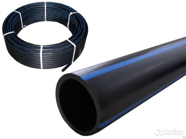 Труба полиэтиленовая черная для воды пэ / пнд купить в Набережных ...