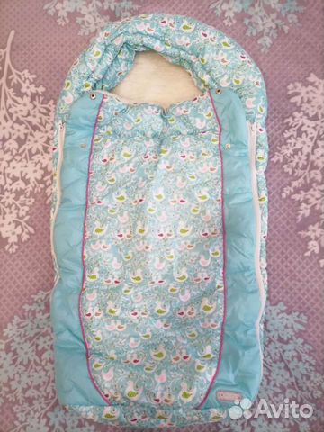 Тёплый конверт в коляску