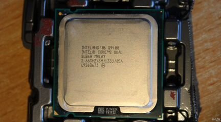 Intel Core 2 Quad Q9400, 4 ядра, LGA 775