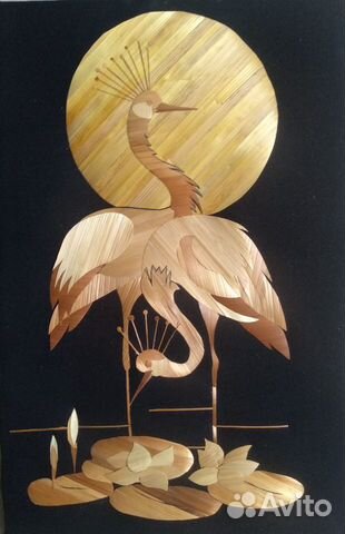 Эстамп Авторская ручная работа 1970 год