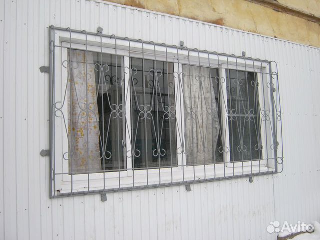 Решетки на окна, лоджии N 1210 из прутка